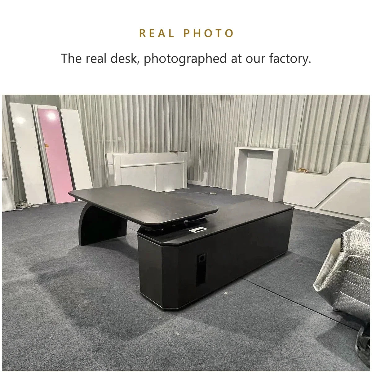 Ventura · Modern L-Shaped Executive Desk