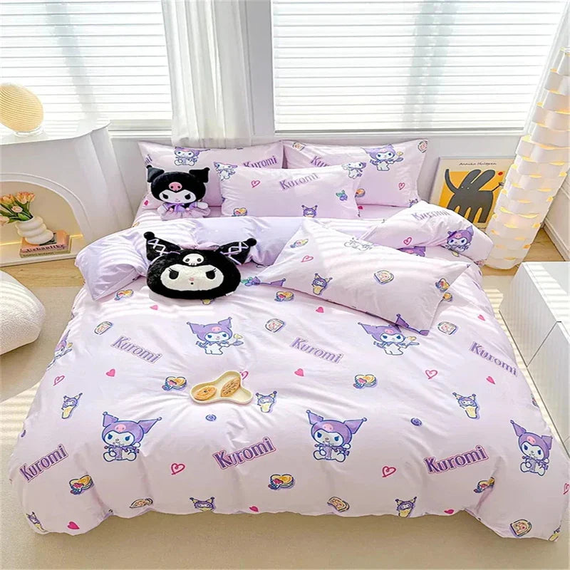 DecorBites™ Kawaii Cinnamoroll Bedding Set - Cute Cartoon Dorm Decor