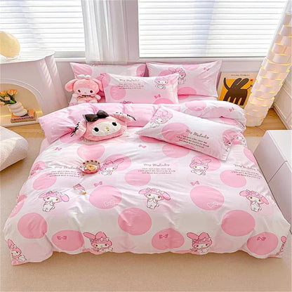 DecorBites™ Kawaii Cinnamoroll Bedding Set - Cute Cartoon Dorm Decor