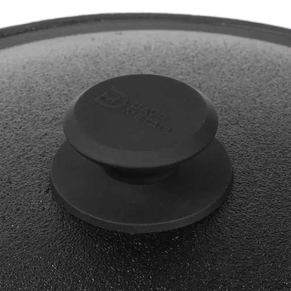 Cauldron - 10L - Dutch Oven Pot with Lid 10 L (10.5 Quarts) - Cast Iron Dutch Oven - Uzbek Kazan Cast Iron - Cast Iron Cookware Set – Premium Camping Cookware