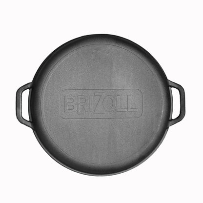 10,56 quart Combo Cooker Cauldron Asian Kazan with a Frying Pan Lid Dutch Oven