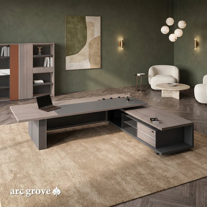 Gidley · Modern L-Shaped Executive Desk