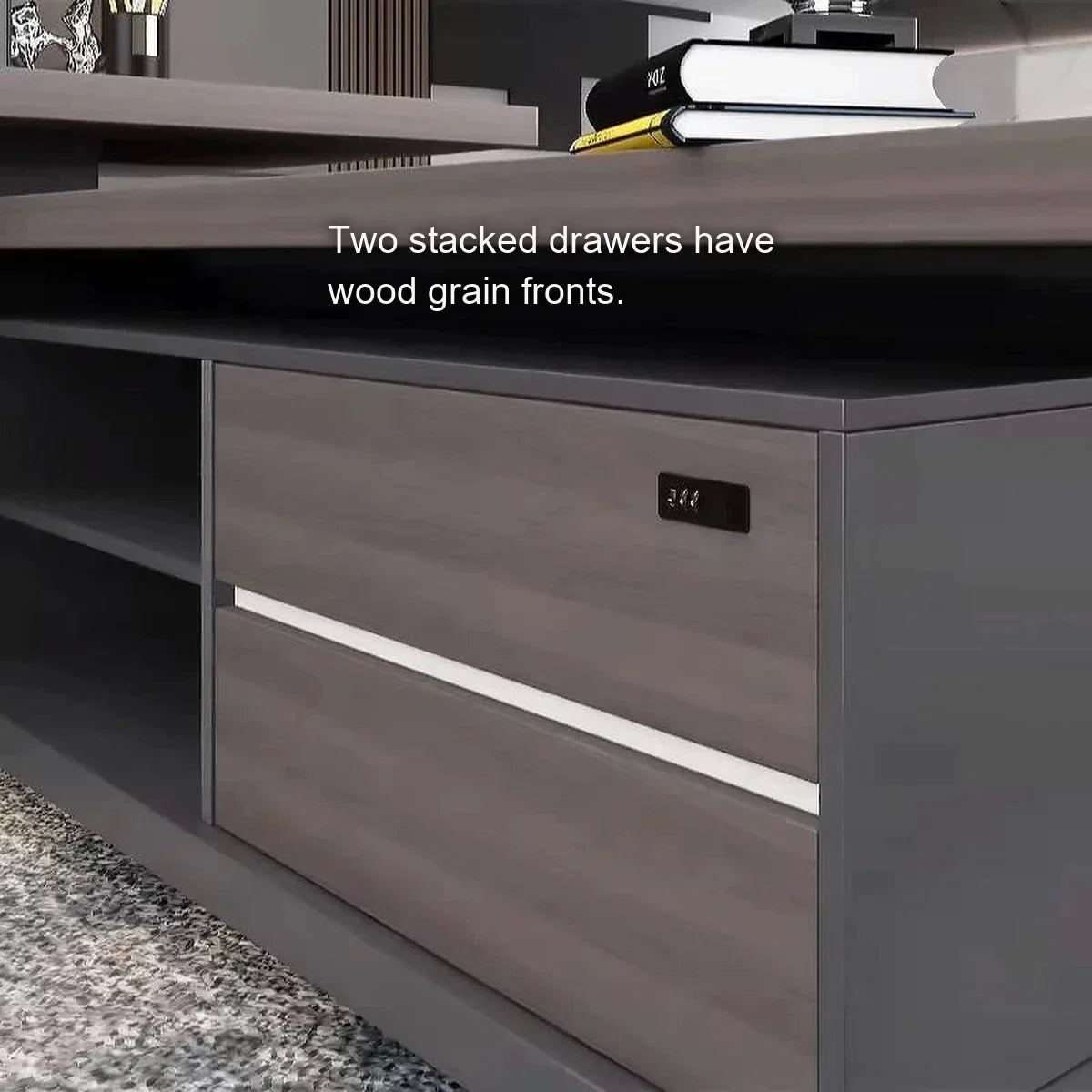 Gidley · Modern L-Shaped Executive Desk