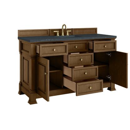 James Martin Brookfield 60" Single Bathroom Vanity, Honey Oak