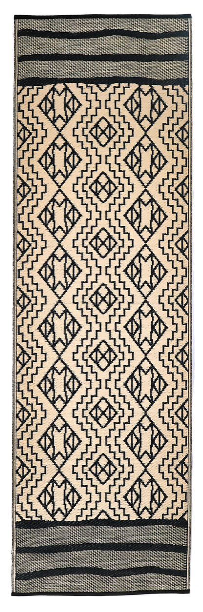 Kilimanjaro - Black Outdoor Rug for Patio FINAL SALE