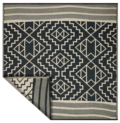 Kilimanjaro - Black Outdoor Rug for Patio