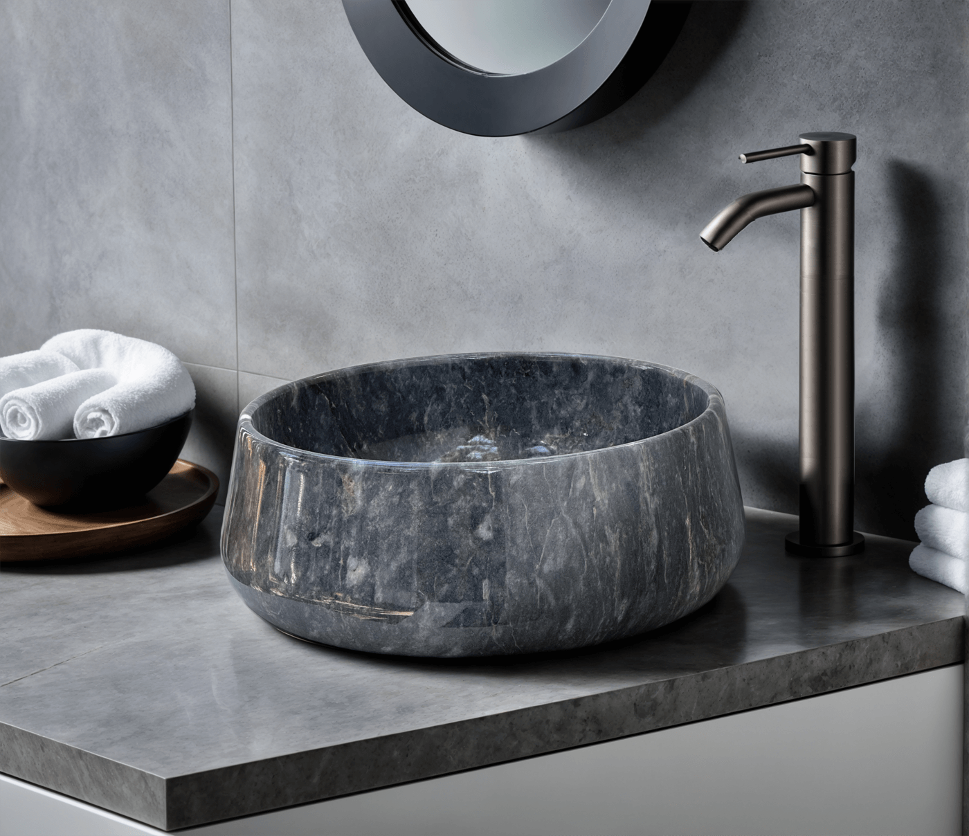 Blue Marble Sink