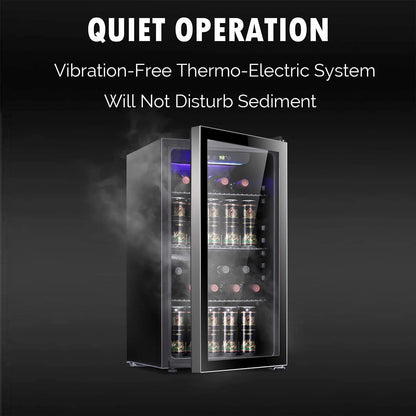 3.2 cu.ft  Wine Cooler/Cabinet Beverage Refrigerator W5899H