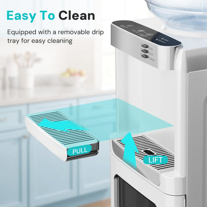 Kismile 4 in 1 Water Cooler Dispenser with Ice Maker