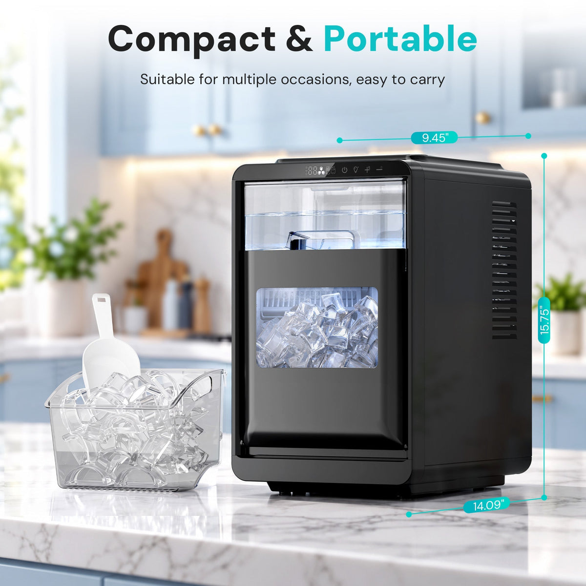 Kismile Clear Square Ice Cubes Maker 58003RIM0