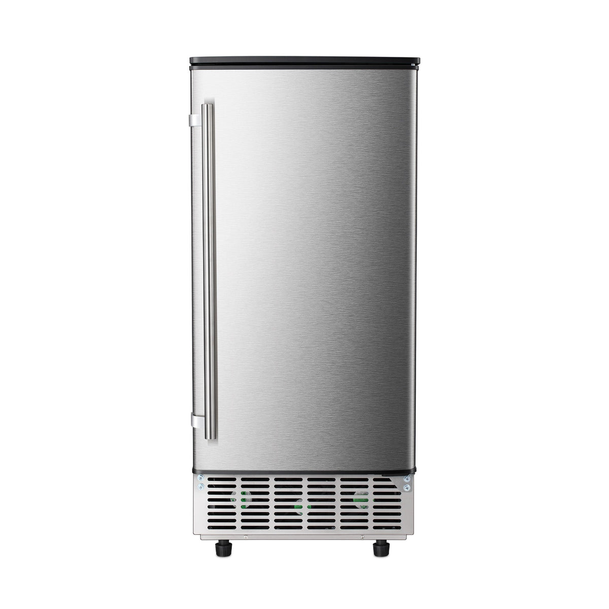 Kismile Commercial Built-in Ice Maker Machine,80Lbs/Day,Under Counter Ice Cube Maker with 24H Timer,Built-in Freestanding Ice Maker for Home & Office(Silver)