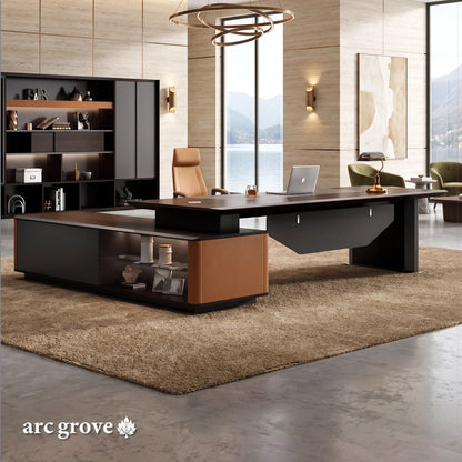 Kitley · Modern L-Shaped Executive Desk