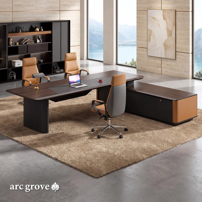 Kitley · Modern L-Shaped Executive Desk