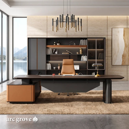 Kitley · Modern L-Shaped Executive Desk