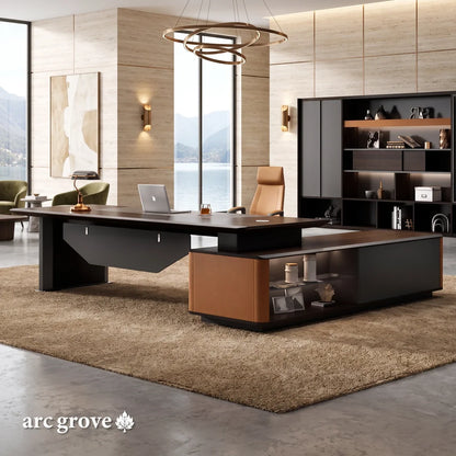 Kitley · Modern L-Shaped Executive Desk