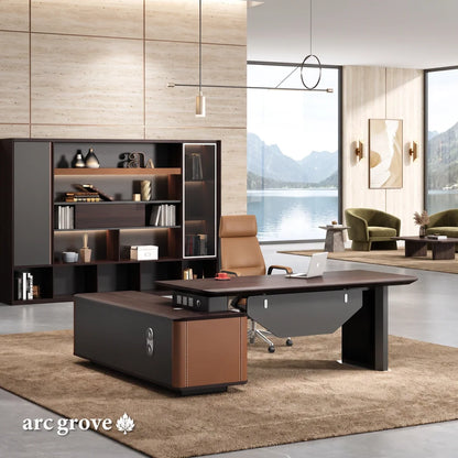 Kitley · Modern L-Shaped Executive Desk