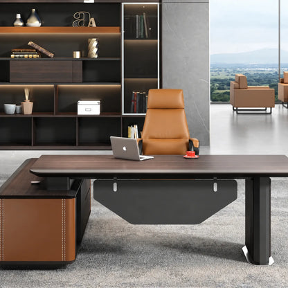 Kitley · Modern L-Shaped Executive Desk