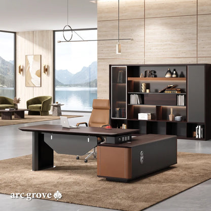 Kitley · Modern L-Shaped Executive Desk