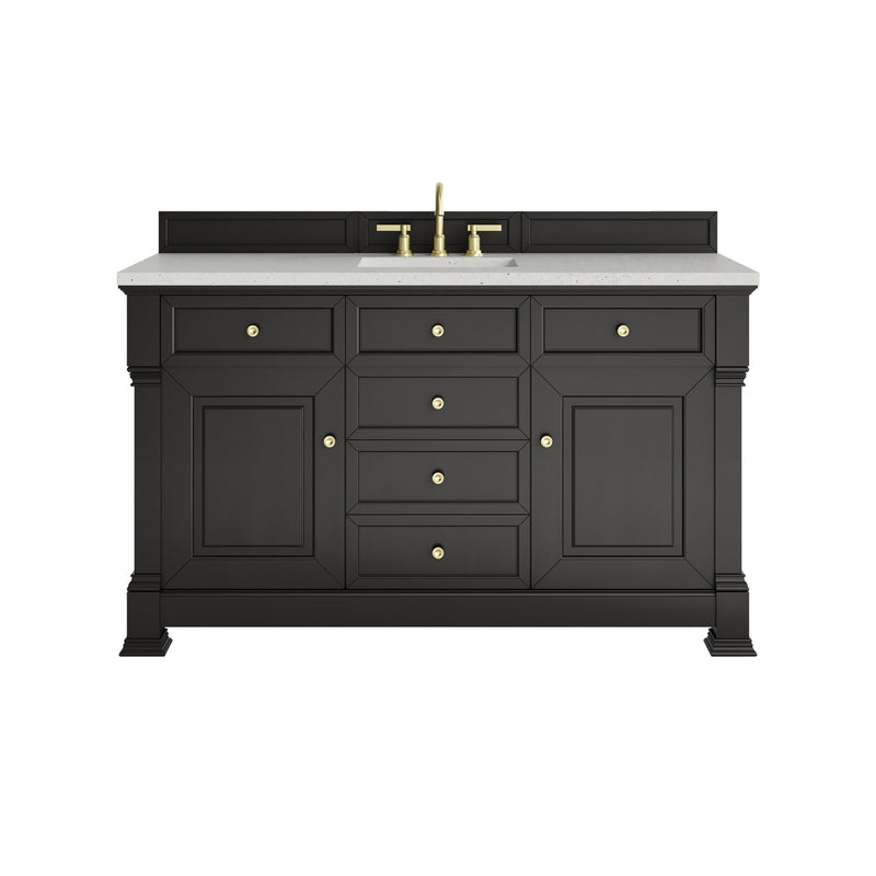 James Martin Brookfield 60" Single Bathroom Vanity, Black Onyx