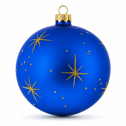 Sacred Holy Family Glass Ball Christmas Ornament 4 Inches