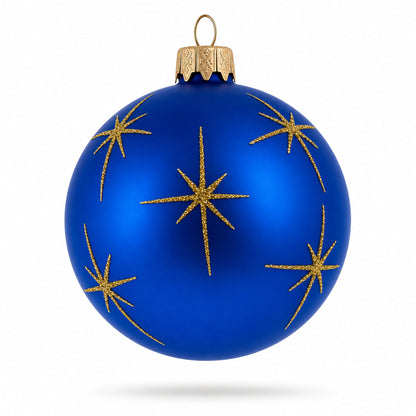 Serene Silent Night Nativity Scene- Glass Ball Christmas Ornament 3.25 Inches