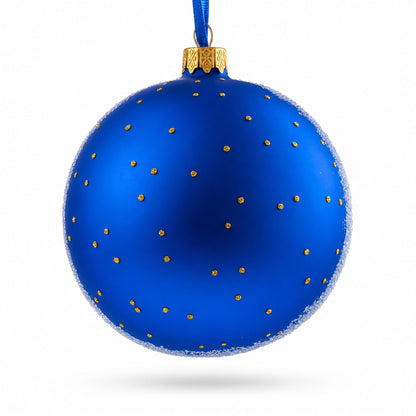 White House, Washington DC Glass Ball Christmas Ornament 4 Inches