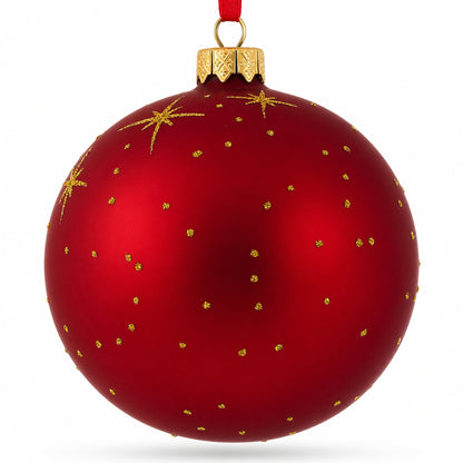 Fluffy White Persian Cat Glass Ball Christmas Ornament 4 Inches