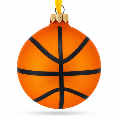 Basketball Player in Action Glass Ball Christmas Sports Ornament 4 Inches