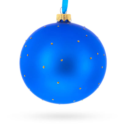Circus Elephant Performer on Dazzling Glass Ball Christmas Ornament 4 Inches