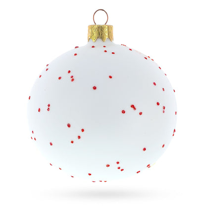 Proposal 'Will You Marry Me?' Glass Ball Christmas Ornament 3.25 Inches