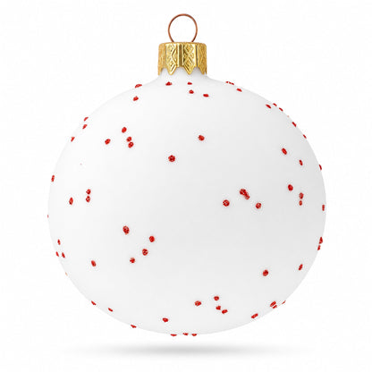 Proposal 'Will You Marry Me?' Glass Ball Christmas Ornament 4 Inches