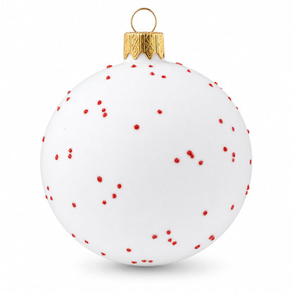 Proposal 'Will You Marry Me?' Glass Ball Christmas Ornament 3.25 Inches