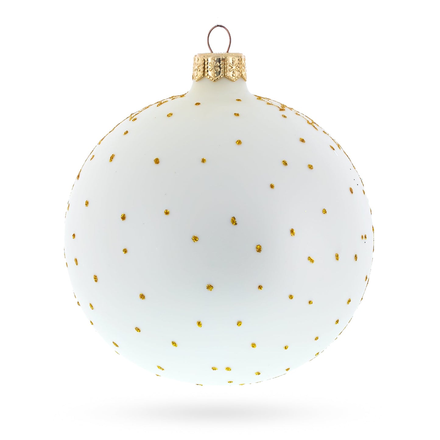 Happy Choo-choo Train Glass Ball Christmas Ornament 4 Inches