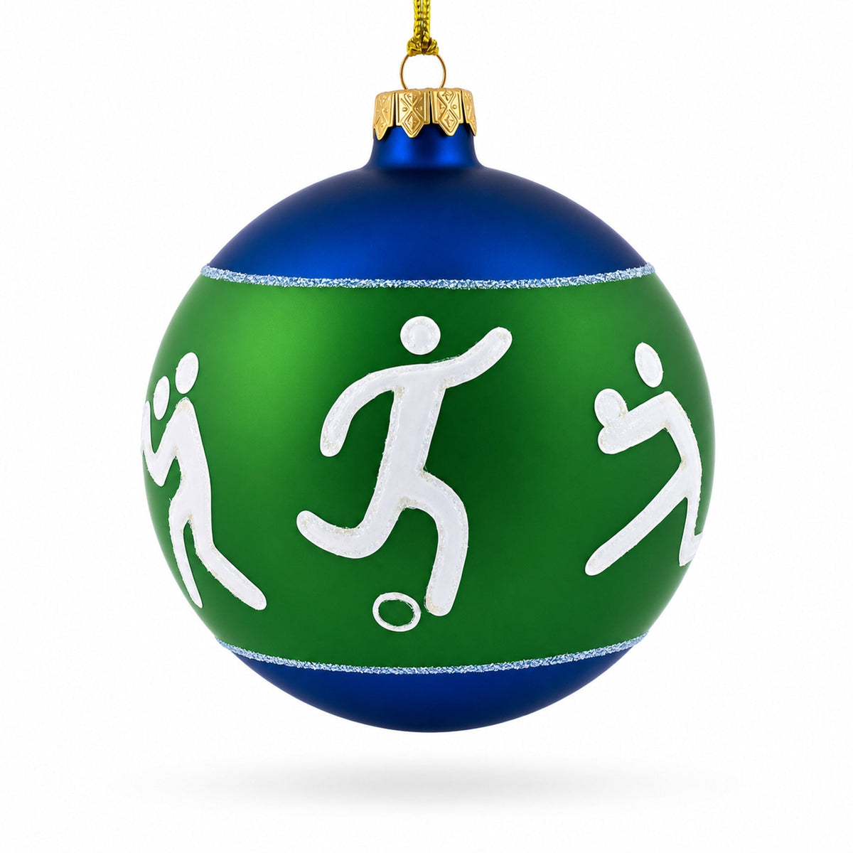 Tennis, Gymnastics, Volleyball Glass Ball Christmas Ornament 4 Inches