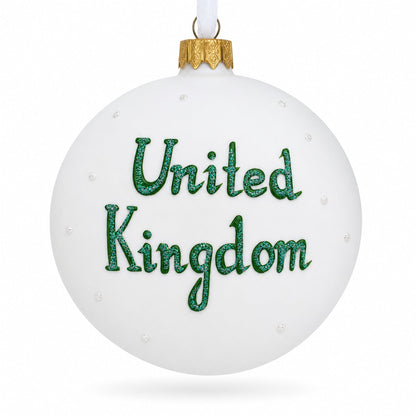 Big Ben, London, United Kingdom Glass Ball Christmas Ornament 3.25 Inches