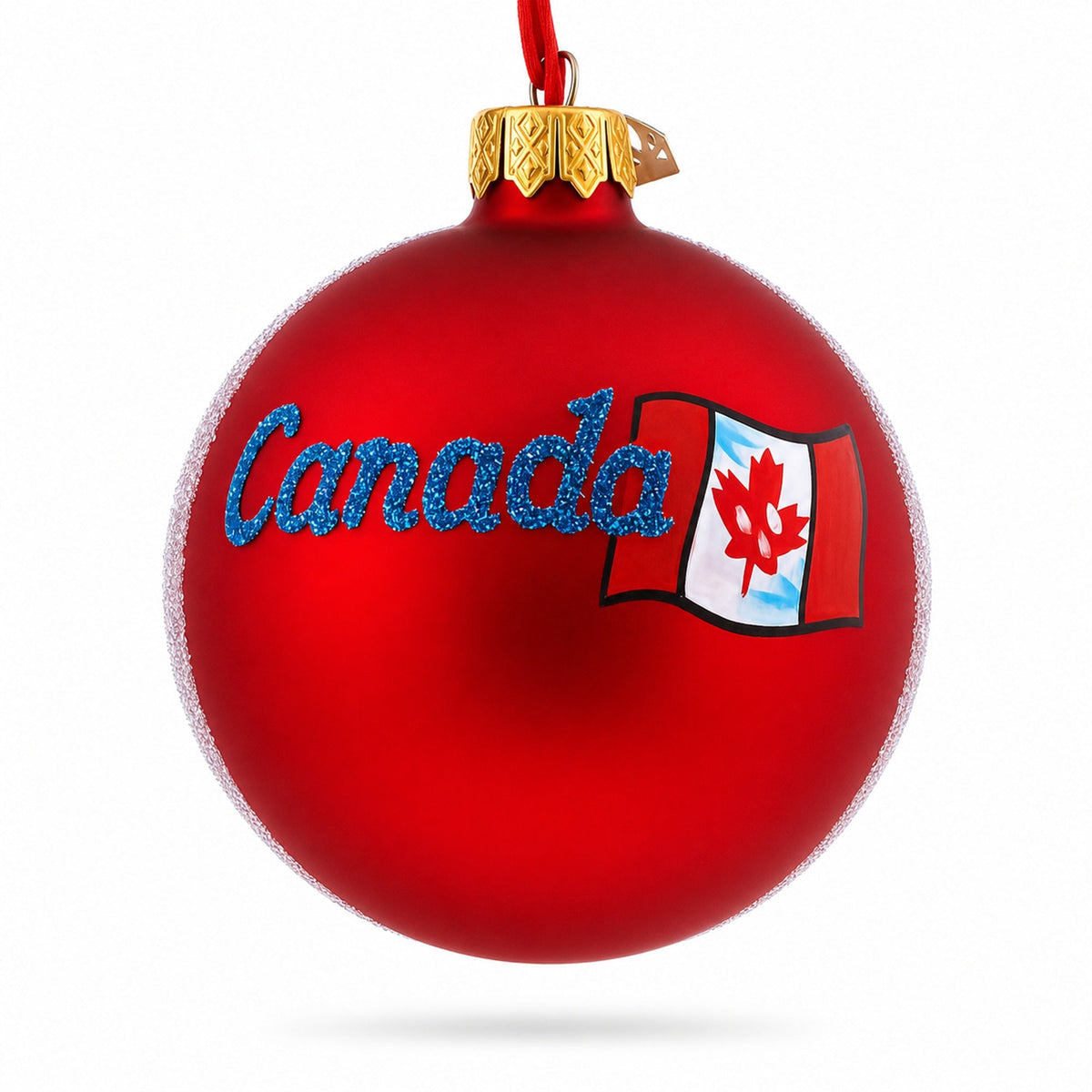 CN Tower, Toronto, Canada Glass Ball Christmas Ornament 3.25 Inches