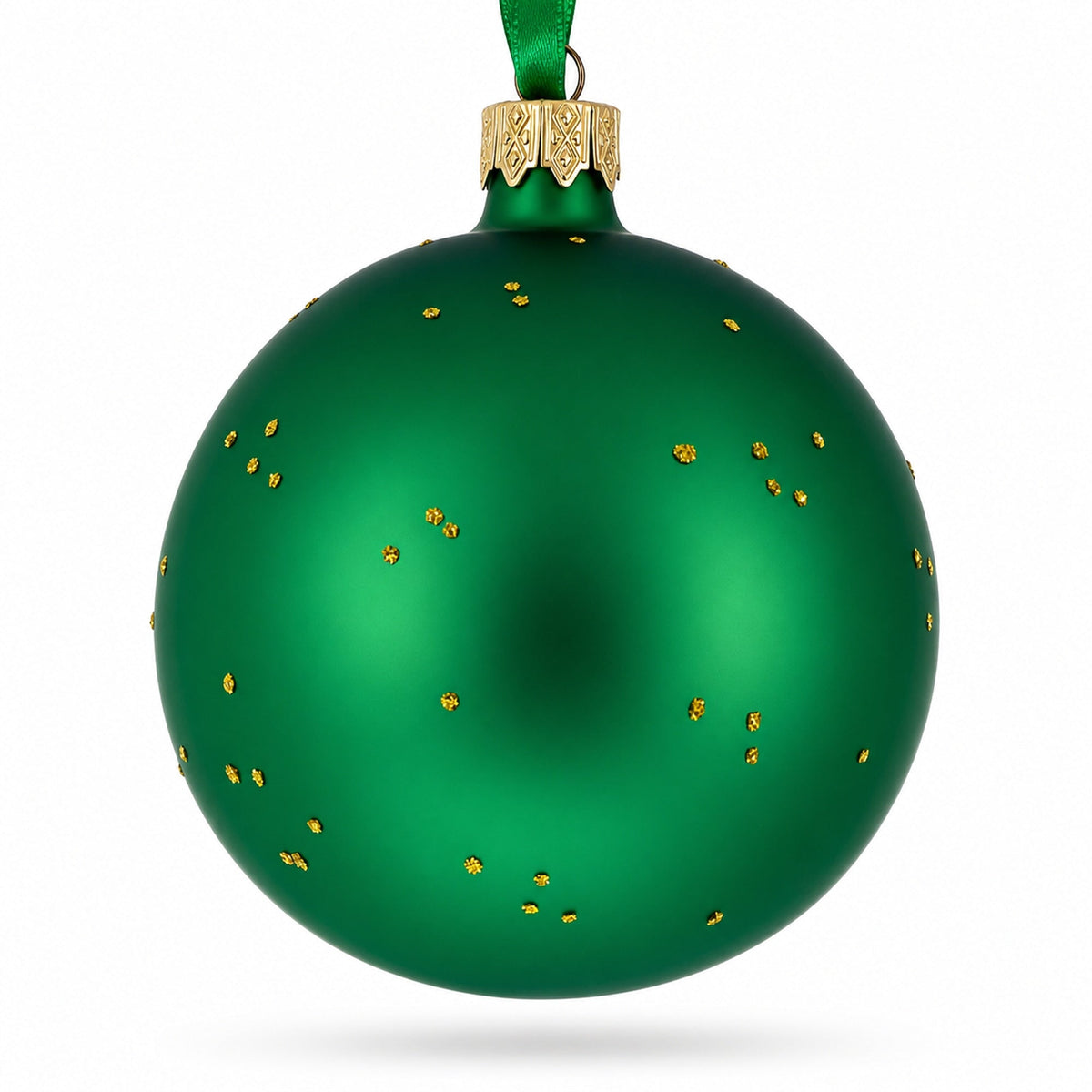 American Football Glass Christmas Ornament 3.25 Inches