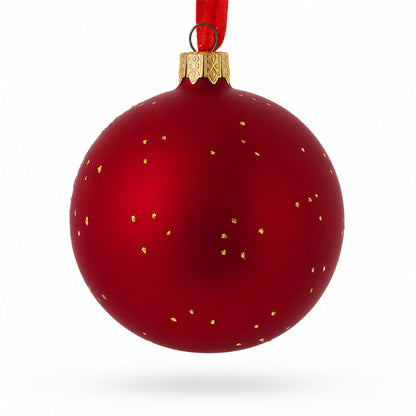 Culinary Artist Chief Handcrafted Glass Ball Christmas Ornament 3.25 Inches