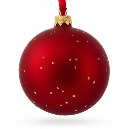 Mail Carrier Glass Ball Christmas Ornament 3.25 Inches