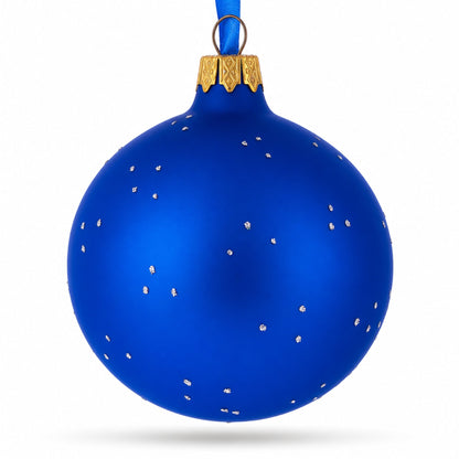 Truck Driver Glass Ball Christmas Ornament 3.25 Inches