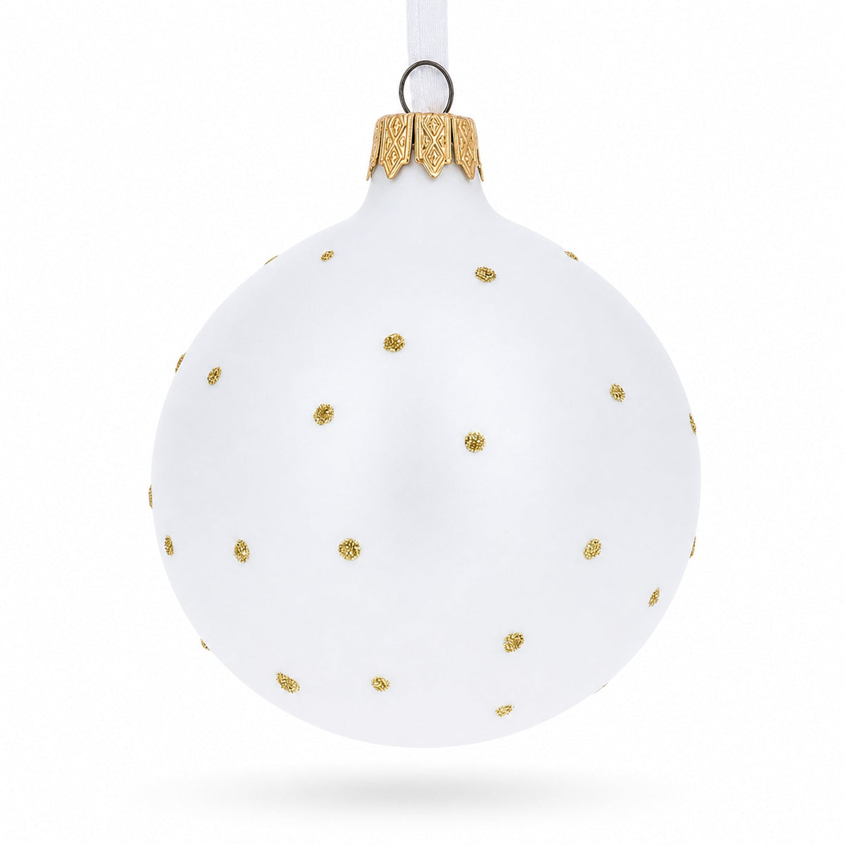 Spiritual Pastor in the Church Glass Ball Christmas Ornament 3.25 Inches