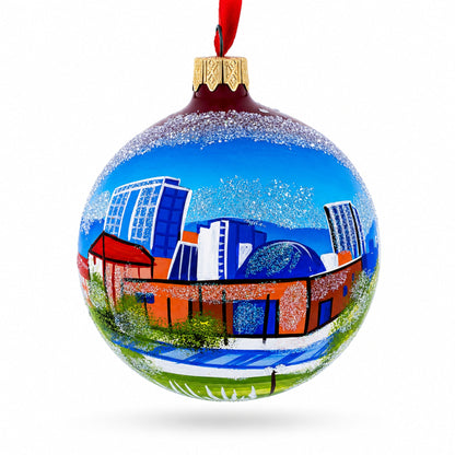 San Jose, California Glass Ball Christmas Ornament 3.25 Inches