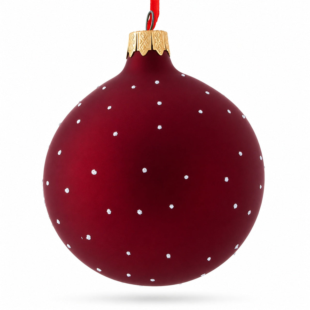Happy Banker Glass Ball Christmas Ornament, 3.25 Inches