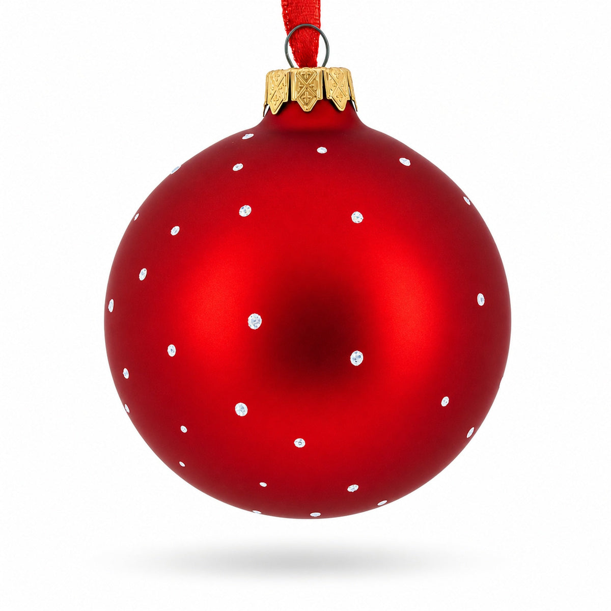 Car Mechanic Glass Ball Christmas Ornament 3.25 Inches