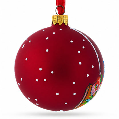 School Teacher Glass Ball Christmas Ornament 3.25 Inches