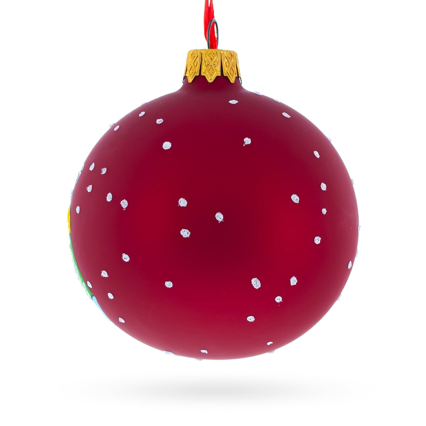 Cashier Glass Ball Christmas Ornament 3.25 Inches