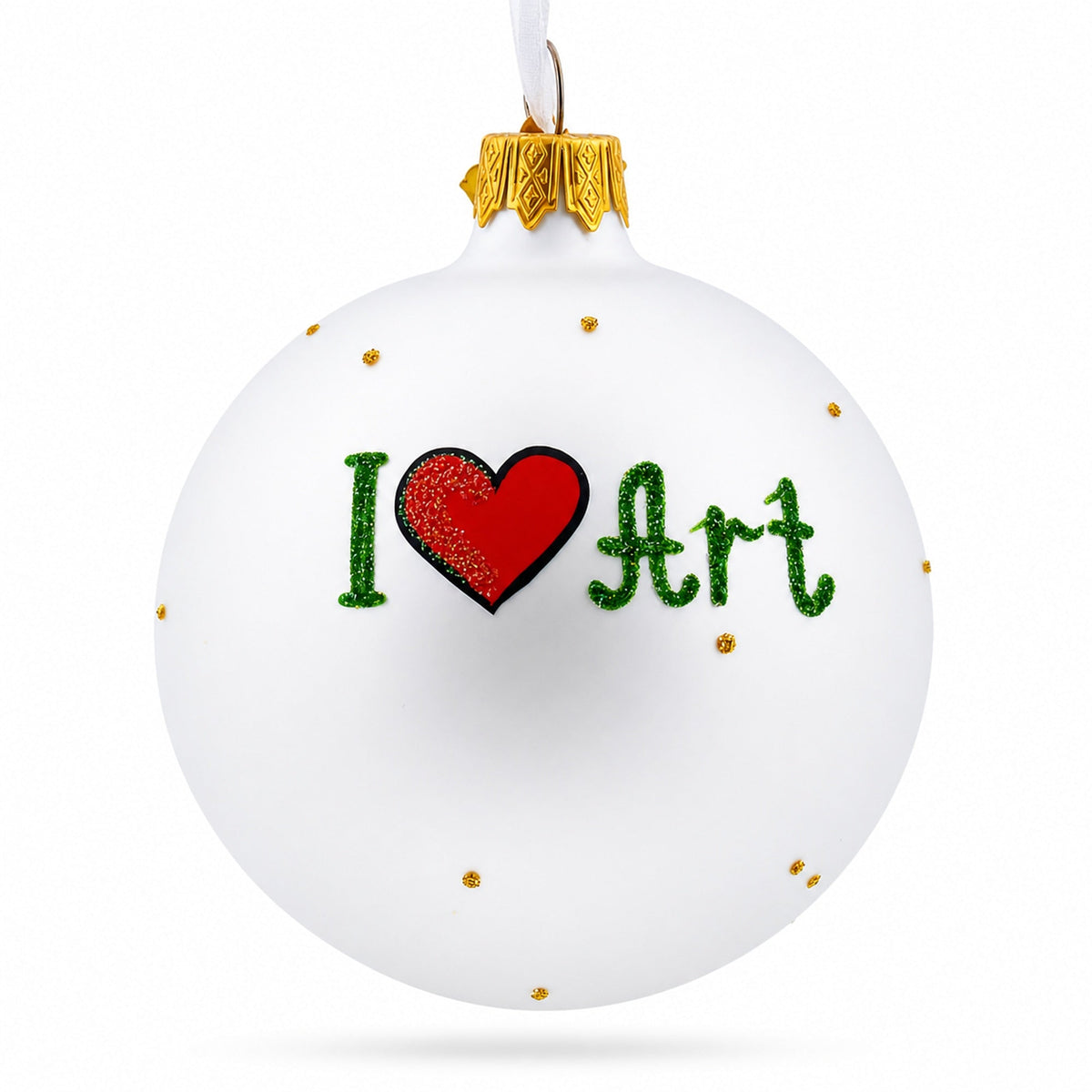 Art Tools for Artist Glass Ball Christmas Ornament 3.25 Inches