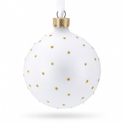 Cheerful Leader Glass Ball Boss Christmas Ornament 3.25 Inches