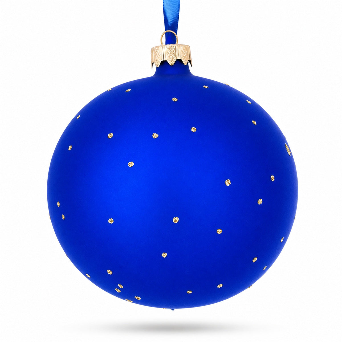 Yellow School Bus Glass Ball Christmas Ornament 4 Inches