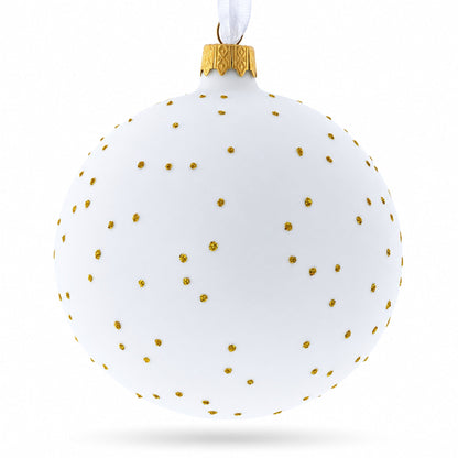 Ballet Dancers Glass Ball Christmas Ornament 4 Inches